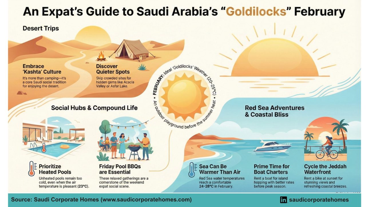 February Weather Guide: Outdoor Activities for Expats in Saudi Arabia