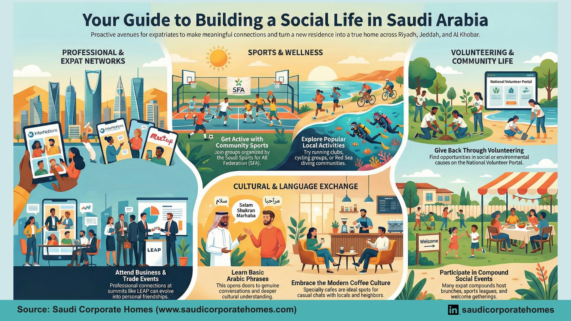 Building a Social Life in Saudi Arabia: How Expats Connect