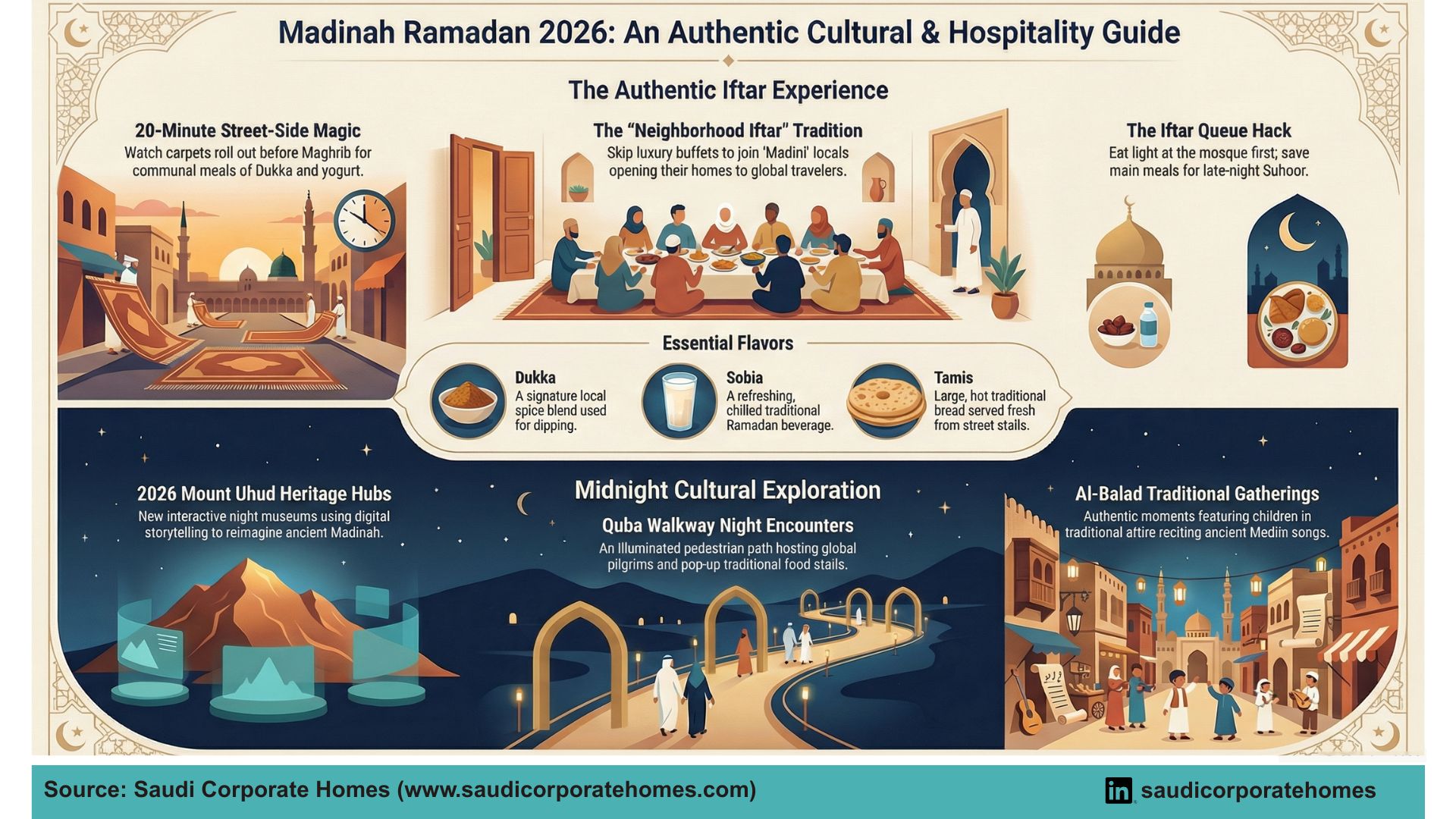 Ramadan 2026 for Tourists: Best Iftar Spots and Cultural Events in Madinah