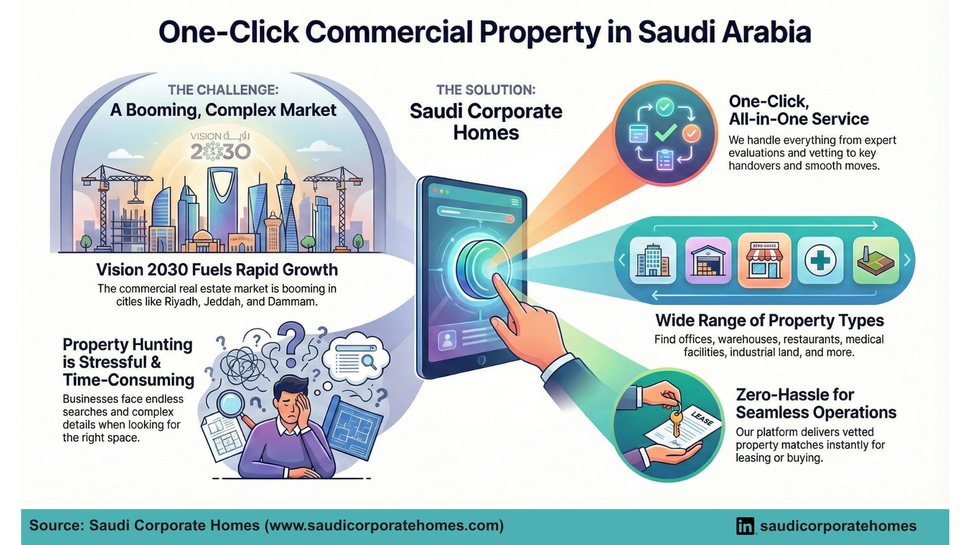 Unlock Business Property in Saudi Arabia: One-Click Hunt with Saudi Corporate Homes