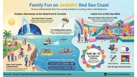 Discover the Best Fun and Entertainment Activities on Jeddah's Red Sea Coast